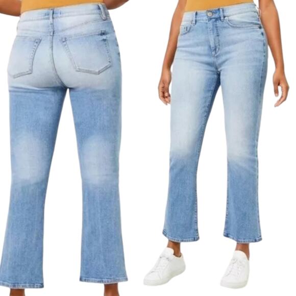 Loft High Waist Kick Crop Jeans 8 / 29 - Picture 6 of 7